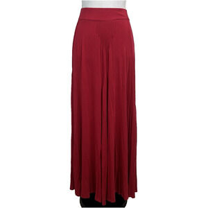 Maeve Anthropologie Skirt size Large Cranberry Pink Long Maxi Jersey A Line Boho
